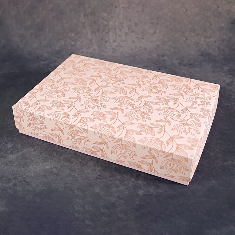 Flower Vine Design Medium Rectangle Gift Box (Classic Collection)