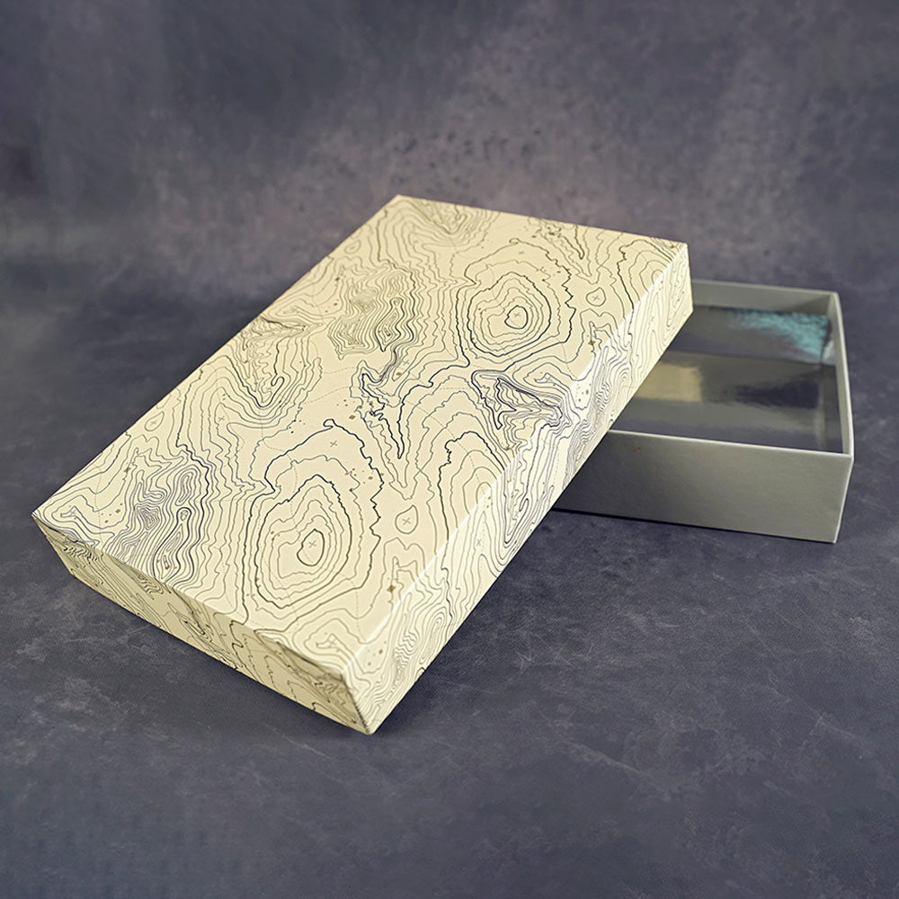 Treasure Map Design Medium Rectangle Gift Box (Playful Collection)