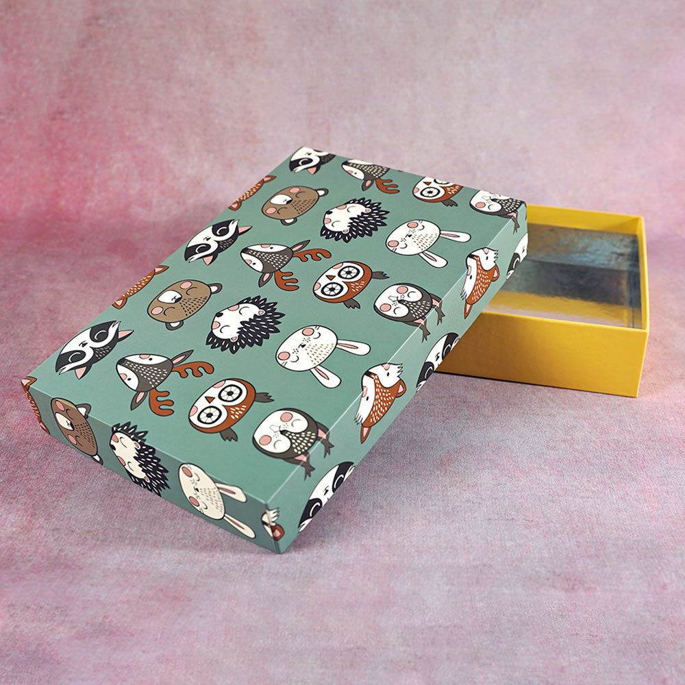 Go Wild Design Medium Rectangle Gift Box (Playful Collection)