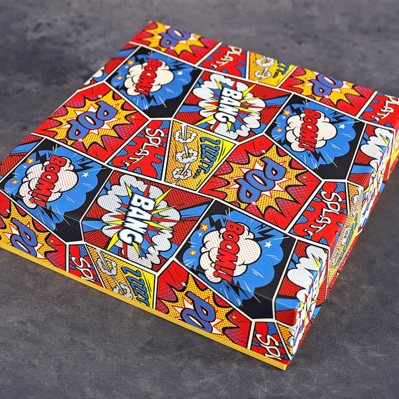 Comic Effect Design Square Gift Box (Playful Collection)