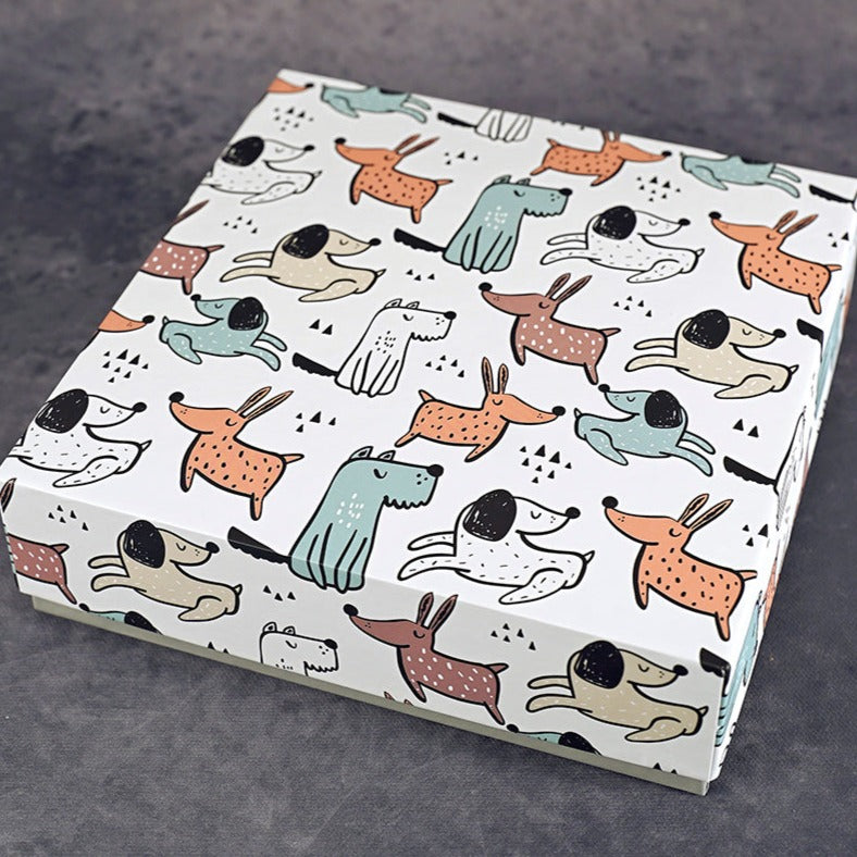 Puppy Love Design Square Gift Box (Playful Collection)