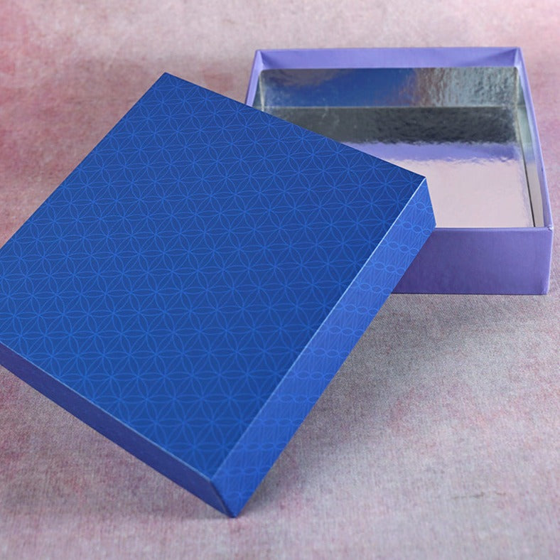 Blue Chakras Design Square Gift Box (Classic Collection)