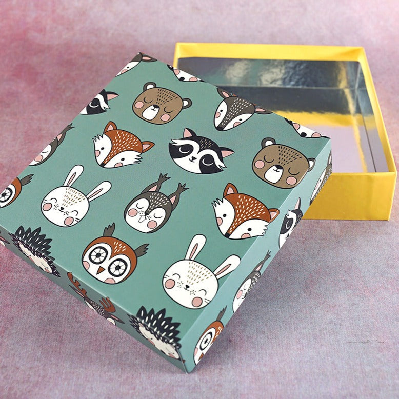 Go Wild Design Square Gift Box (Playful Collection)