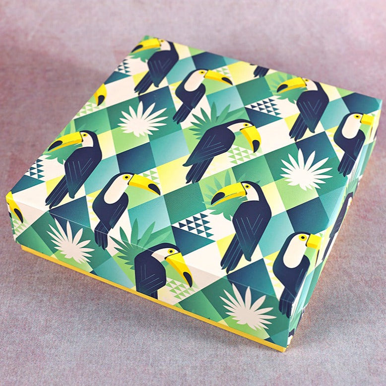 Toucan Design Square Gift Box (Playful Collection)